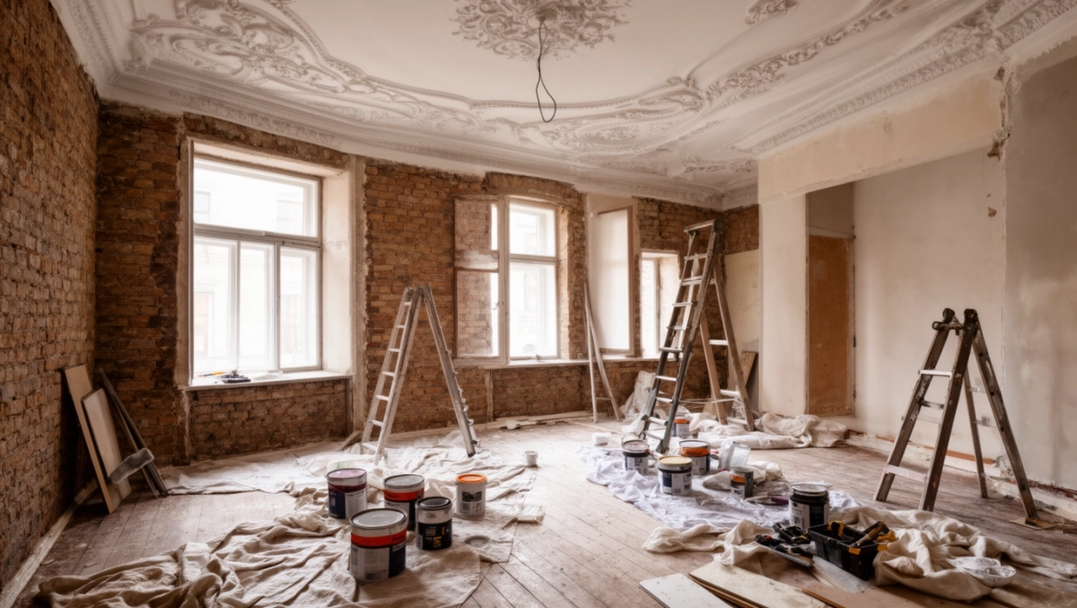 jak wyremontować mieszkanie w kamienicy