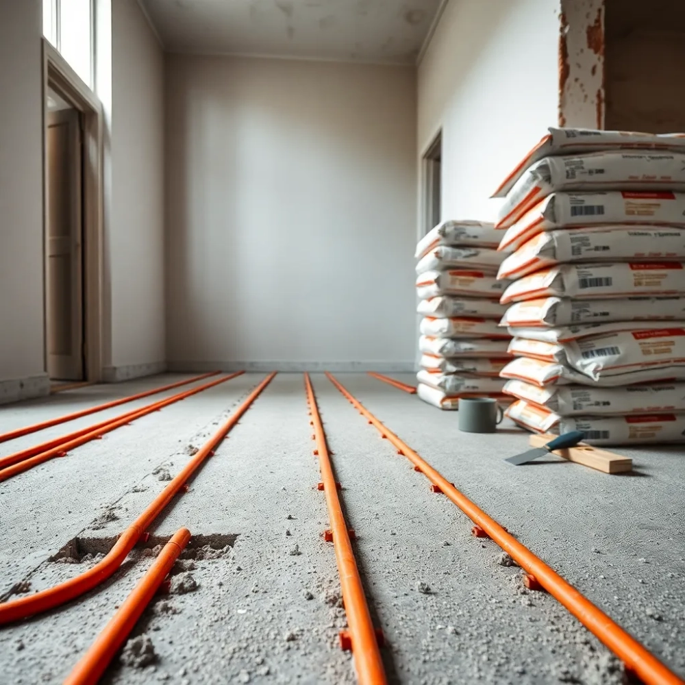 Ogrzewanie podłogowe a remont mieszkania