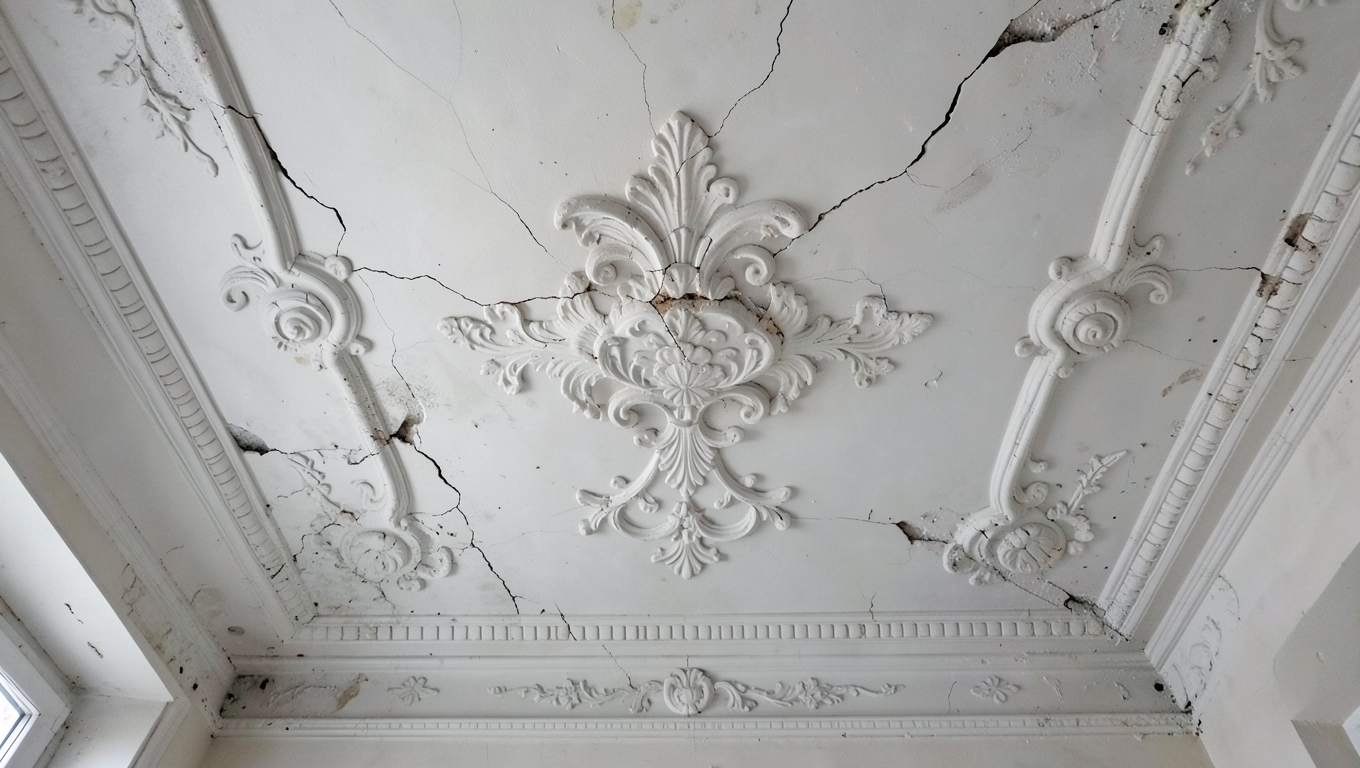 Zachowanie stiuków w kamienicy Gdańsk