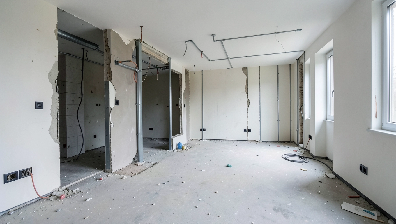 Zakres prac w generalnym remoncie mieszkania