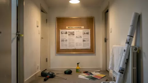 informacja dla sąsiadów o remoncie mieszkania